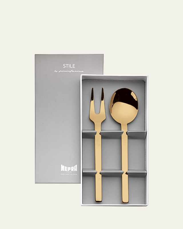 Stile Oro 2-Piece Serving Gift Box